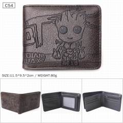 Guardians of the Galaxy Cartoon Coin Purse PU Leather Fashion Anime Short Wallet