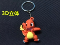 Pokemon 3D Decoration Cartoon Pendant Soft Plastic Anime Keychain