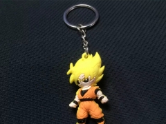 Dragon Ball Z Japanese Character Cosplay Cartoon Pendant PVC Anime Keychain