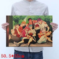 Kuroko no Basuke Cartoon Placard Home Decoration Retro Kraft Paper Anime Poster