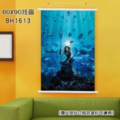 Aquaman Cartoon Wall Scroll Decoration Fancy Wallscrolls