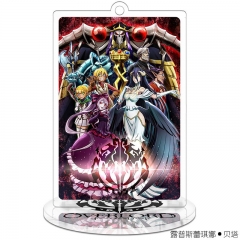 Overlord Anime Acrylic Standing Decoration Keychain
