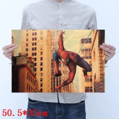 Spider Man Movie Placard Home Decoration Retro Kraft Paper Anime Poster