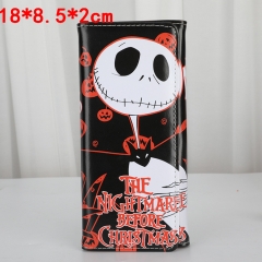 The Nightmare Before Christmas PU Leather Wallet Men Long Coin Purse