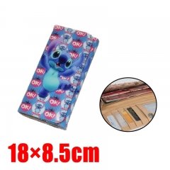 Lilo and Stitch PU Leather Wallet Teenager Long Coin Purse