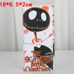 The Nightmare Before Christmas PU Leather Wallet Men Long Coin Purse