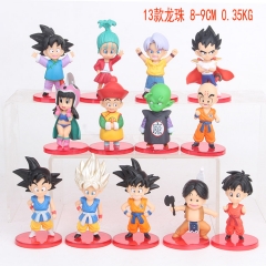 13pcs/set Dragon Ball Z Cosplay Cartoon Collection Toys Statue Anime PVC Figure
