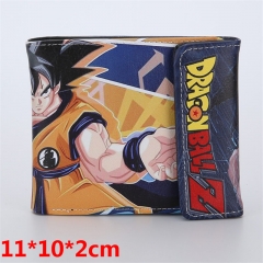 Dragon Ball Z Short Wallets PU Leather Cartoon Wallet