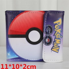Japanese Pokemon Kawaii Wallets PU Leather Cartoon Wallet