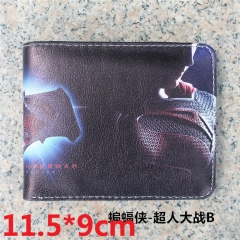 Super Hero Superman Bifold Wallets PU Leather Short Wallet