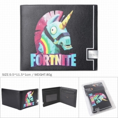Fortnite Game PU Leather Wallet Bifold Short Coin Purse