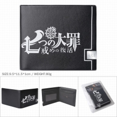 The Seven Deadly Sins Cosplay PU Leather Wallet Bifold Short Coin Purse
