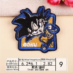 Dragon Ball Z Goku Cartoon Sticker DBZ Kawaii Anime Cloth Patch