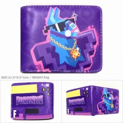 Fortnite Game Coin Purse PU Leather Bifold Anime Short Wallet