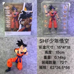 15CM SHF Dragon Ball Z Son Goku Collection Cartoon Model Toy Anime Action Figure