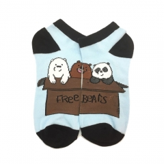 We Bare Bears Cotton Cosplay Cartoon For Adult Fashion Anime Short Socks