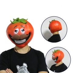Hot Fortnite Game Tomato Funny Latex Mask Cosplay Mask