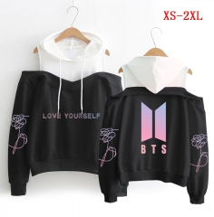 3Colors K-POP BTS Bulletproof Boy Scouts Fashion For Adult Cosplay 3D Print Strapless Shoulder Casual Style Hooded Anime Long Sleeves Hoodie