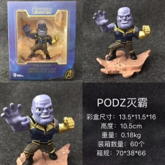 10.5CM PODZ The Avengers Thanos Movie Character Collection Cartoon Model Toy Anime PVC Figure