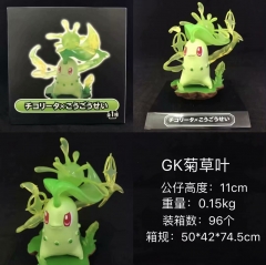 GK Pokemon Chikorita Cute Cartoon Character Anime Figure Collection Model Toy