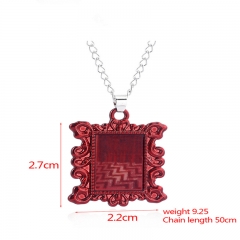Twin Peaks Cosplay Decoration Alloy Anime Necklace Fashion Cool Design Necklace