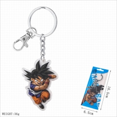 Dragon Ball Z Cosplay Cartoon Decoration Key Ring Pendant Acrylic Anime Keychain