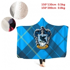2 Sizes Colorful Harry Potter Cartoon Pattern Flannel Blanket Home Plush Anime Blanket