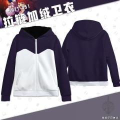 Fate Stay Night Cartoon Hooded Hoodie Fashion Cosplay Print Anime Sweater Hooded Thick Zipper Hoodie