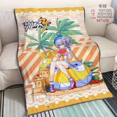 MmiHoYo/Honkai Impact Velvet Cartoon Design For Children Anime Blanket