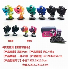 Chameleon Boxes Anime PVC Figure（9cm） (6PCS/SET)