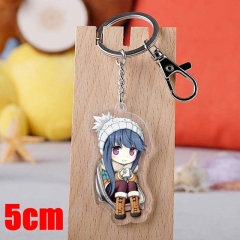 Laid-Back Camp Anime Shima Rin Acrylic Keychain