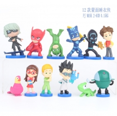 PJ Masks Furnishing Articles Toys PVC Anime Figure 12pcs/set