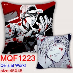 Cells at Work Leukocyte Scouts Cartoon Soft Pillow Square Stuffed Pillows