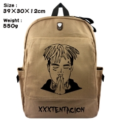 America Singer XXXTentacion Canvas Backpack Bag