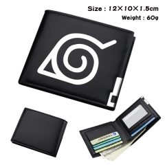 Naruto Anime PU Leather Short Wallet
