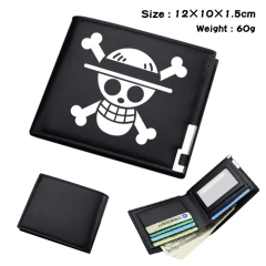 One Piece Anime PU Leather Short Wallet