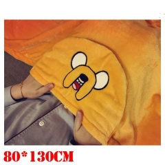 Adventure Time With Finn And Jake Anime Hooded Blanket