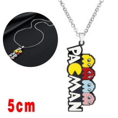 Pac-Man Game Pendant Jewelry Wholesale Anime Alloy Necklace