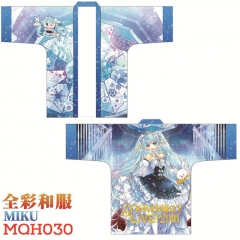 Hatsune Miku Cosplay Cartoon Colorful Japanese Style Anime Kimono Costume