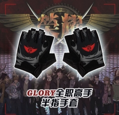 Glory Cartoon Surrounding Winter Cosplay Anime Half Finger Gloves