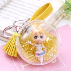 LoveLive Eli Ayase Crystal Ball Pendant Key Ring Cartoon Anime Keychain