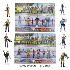 8pcs/set Fortnite Cartoon Toys Statue Model Wholesale Game Anime PVC Figures 11-11.5cm
