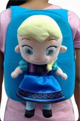 Frozen Elsa Kawaii Cartoon Bag Anime Plush Backpack Bags for Kids