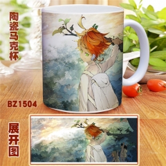 The promised neverland Fashion Cup Coffee Mug Cups Will Change Color Anime Cup