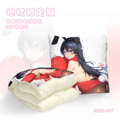 Seishun Buta Yarou Series Soft Pillow Cartoon PP Cotton Blanket Stuffed Pillow