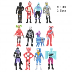12pcs/set Fortnite Cartoon Toys Statue Model Wholesale Game Anime PVC Figures 9-12cm