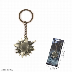 Game of Thrones Martell Cosplay Cartoon Decoration Key Ring Alloy Anime Keychain
