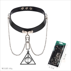 Harry Potter Movie Cosplay For Girls Decoration Leather Anime Necklace