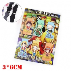 One Piece Anime Magnetic Bookmarks Set