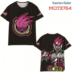 Kamen Rider Movie Anime 3D Print Casual Short Sleeve T Shirt